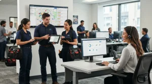 A ligação estratégica entre o atendimento ao cliente e a eficiência na organização da equipe técnica e ordens de serviço