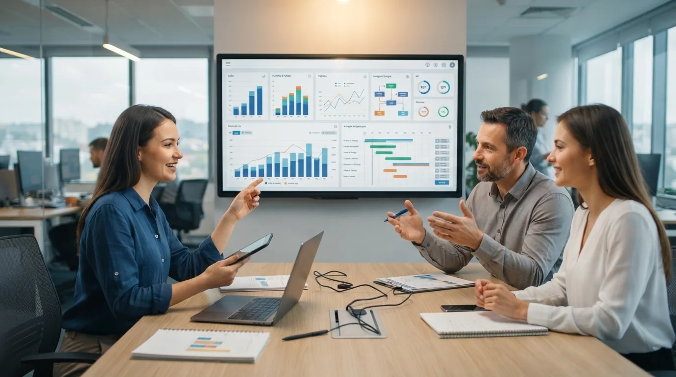 Representação gráfica da integração entre equipes de Marketing, Vendas e operações de prestadoras de serviços utilizando sist