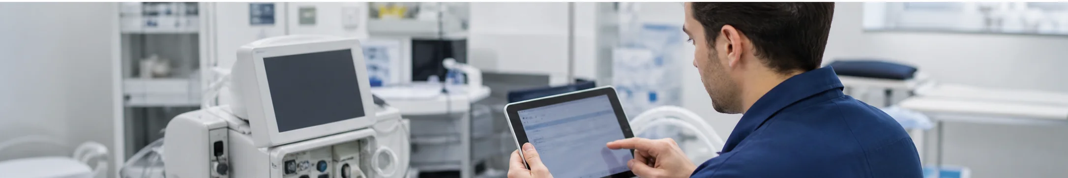 Registro digital de serviço de calibração de equipamentos médicos